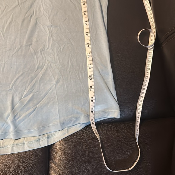 32 Degrees Cool Women's Soft Luxe Short Sleeve V-Neck Top, XXL Blue - Picture 12 of 14